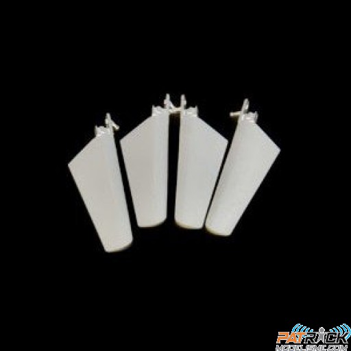 Pales de rotor blanches – EASYCOPTER V4 COLIBRI