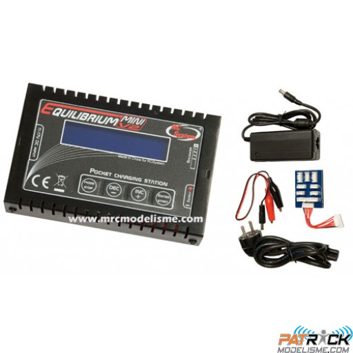 Chargeur Rc system Equilibrium Mini V2 220v/12v