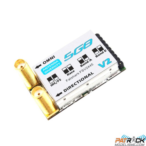 Récepteur diversity V2 5.8 GHz Raceband pour Fatshark Dominator