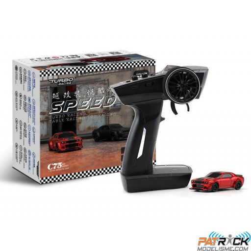 Turbo Racing Micro Muscle Car Rouge C75 - 1/76e