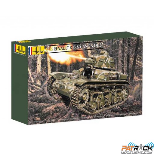 1/35e Heller Char RENAULT R35 & CANON DE 25