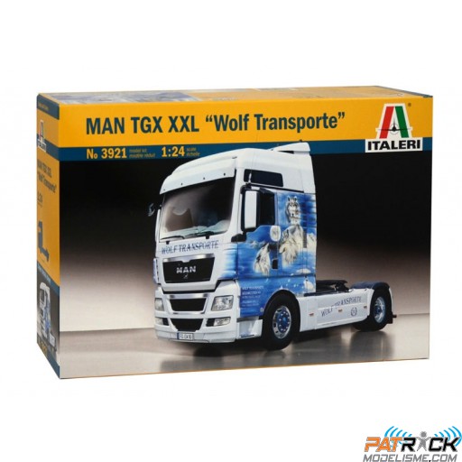 1/24e Italeri MAN TGX XXL "Wolf Transporte"