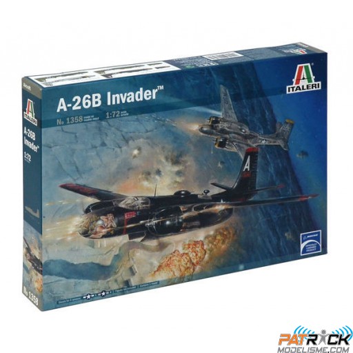 1/72e Italeri Bombardier A - 26B INVADER