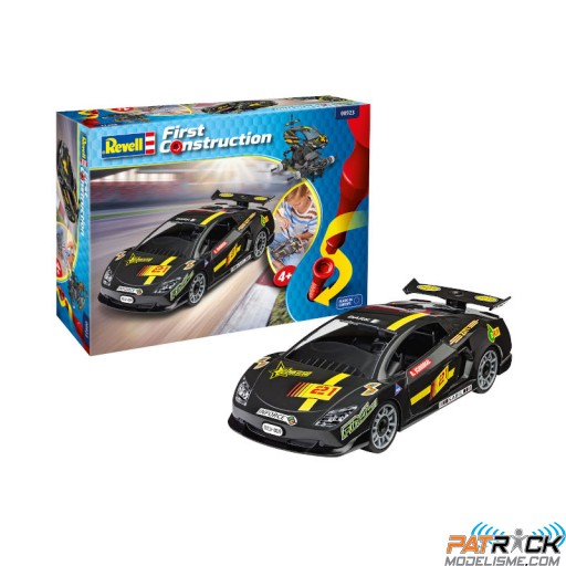 1/20e Revell Voiture de course noir - kit junior