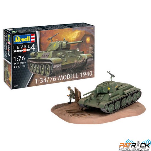 1/76e Revell T-34/76 Modell 1940