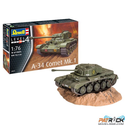 1/76e Revell A-34 Comet Mk.1