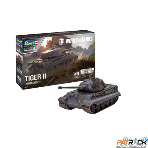 1/72e Revell Tiger II Ausf. B "Königstiger" "World of Tanks"