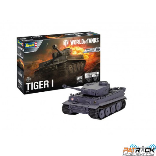 1/72e Revell Tiger I "World of Tanks" Easy Click System