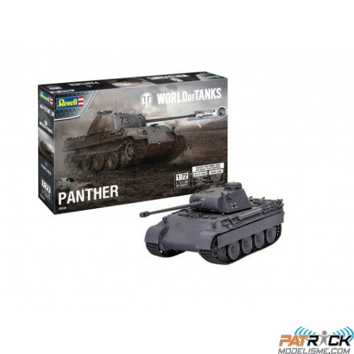 1/72e Revell Panther Ausf. D "World of Tanks" Easy Click System