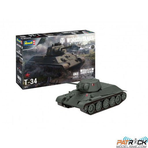 1/72e Revell T-34 "World of Tanks" Easy Click System