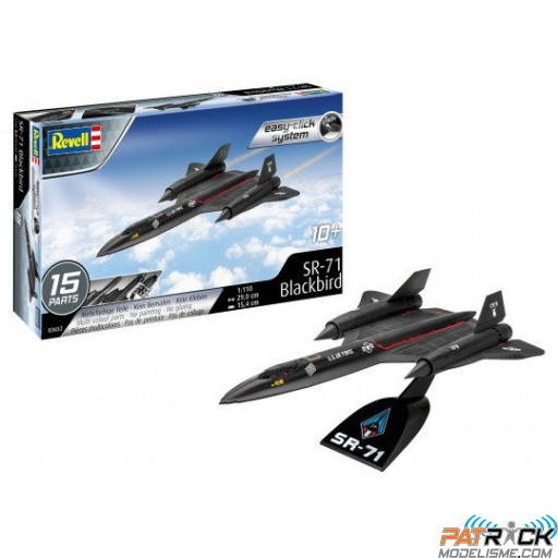 1/110e Revell Lockheed SR-71 Blackbird easy-click-system