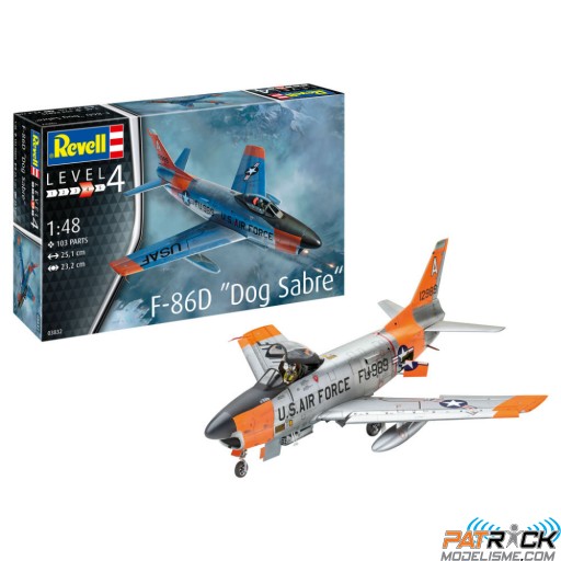 1/48e Revell F-86D Dog Sabre 