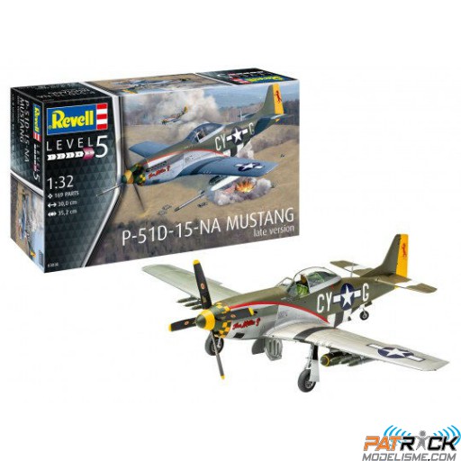 1/32e Revell P-51D Mustang (dernière version)
