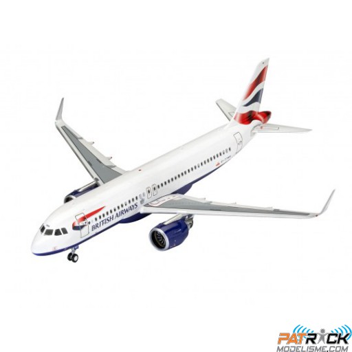 1/144e Revell Model Set Airbus A320 neo British Airways