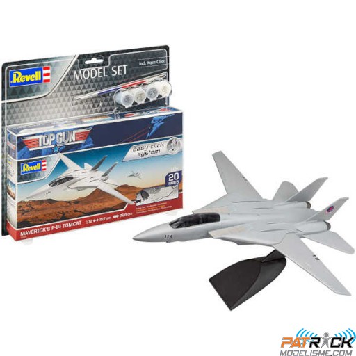 1/72e Revell Model set Maverick's F-14 Tomcat "Top Gun" Easy click system