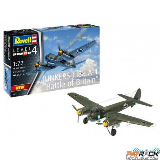 1/72e Revell Junkers Ju88 A-1 Battle of Britain