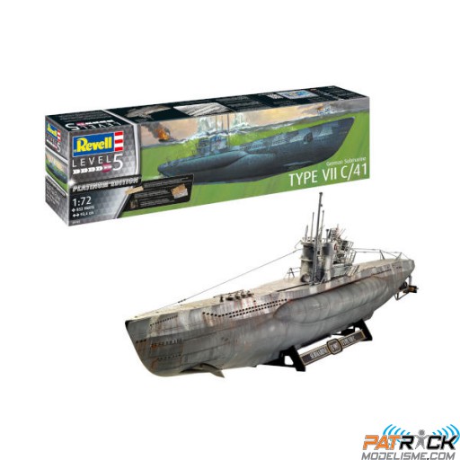 1/72e Revell Sous-marin allemand type VII C/41