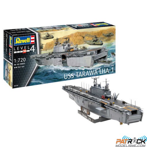 1/720e Revell Assault Ship USS Tarawa LHA-1