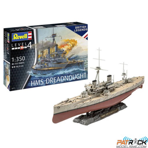 1/350e Revell HMS Dreadnought