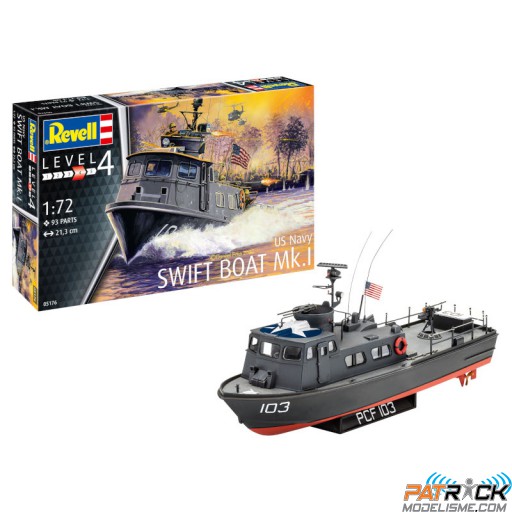1/72e Revell US Navy SWIFT BOAT Mk.I