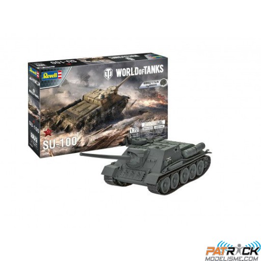1/72e Revell SU-100 "World of Tanks" Easy Click System