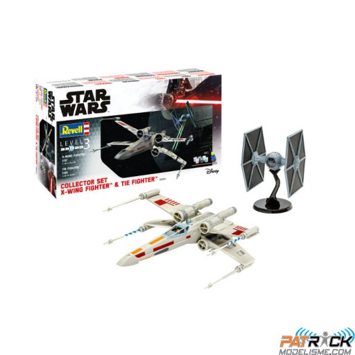 1/57e & 1/65e Revell X-Wing Fighter + TIE Fighter - Coffret Collector