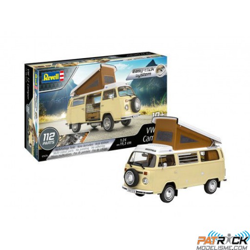 1/24e Revell VW T2 Camper Easy click system