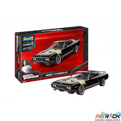 1/24e Revell Fast & Furious - Dominic's 1971 Plymouth GTX 