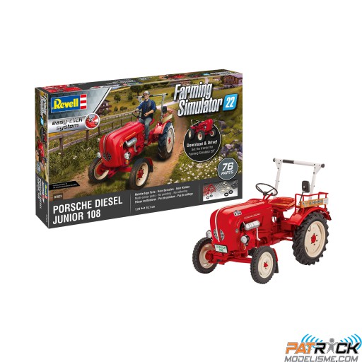 1/24e Revell Porsche Junior 108 "Farming Simulator Edition" Easy click
