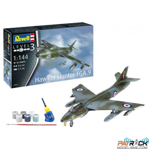 1/144e Revell Model Set Hawker Hunter FGA.9 