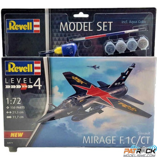 1/72e Revell Model set Dassault Mirage F-1C/CT