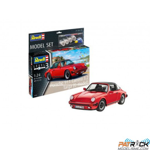 1/24e Revell Model Set Porsche 911 Carrera 3.2 Targa (G-Model)