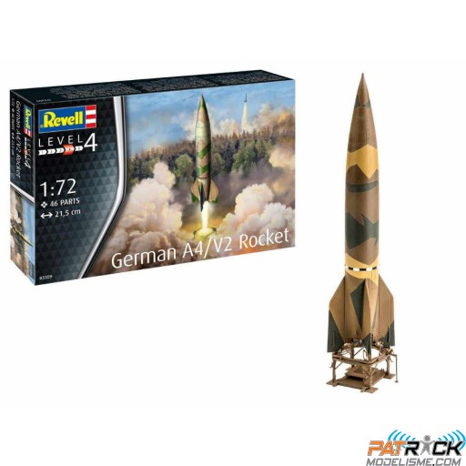 1/72e Revell German A4/V2 rocket