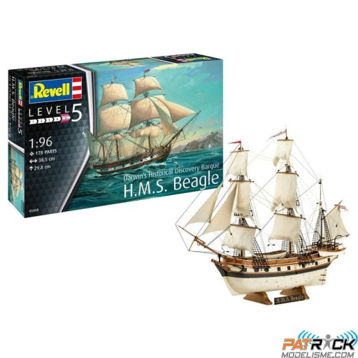 1/96e Revell HMS Beagle
