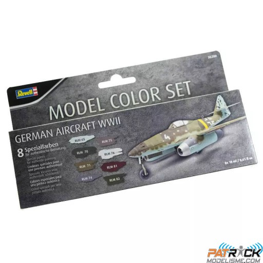 Set pots de peinture Aqua Revell Avion allemand WWII - REVELL 36200