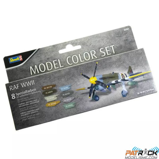 Set pots de peinture Aqua Revell Avion Britannique RAF - REVELL 36201
