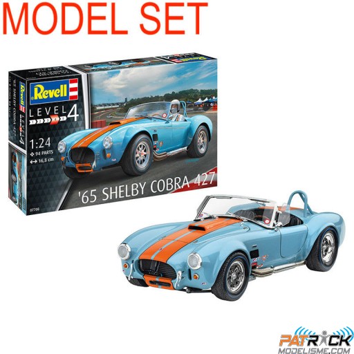 1/24e Revell Model set 1965 Shelby Cobra 427 