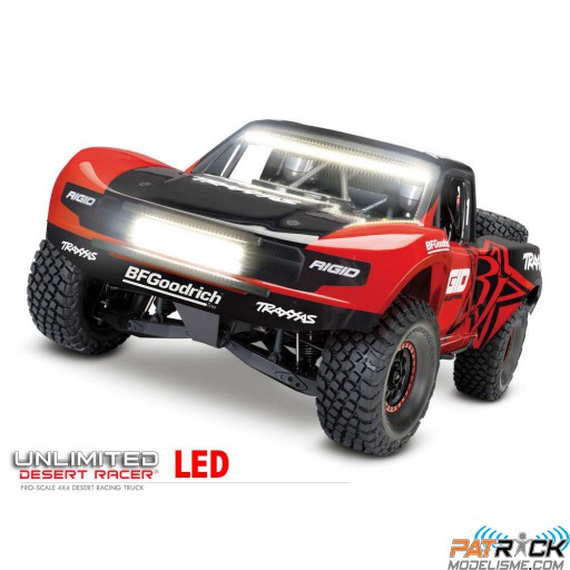 Traxxas UDR Unlimited Desert Racer 4X4 VXL LED TSM 1/7e RIGID - Prêt à rouler