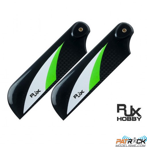 Pales anticouple RJX carbone V85 GW 85mm héli 550