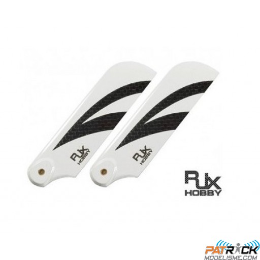 Pâles anticouple carbone RJX 95mm blanche B-SURFACE
