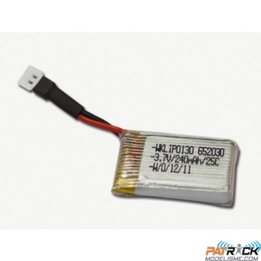 Batterie Lipo 1S 3,7V 240mAh
