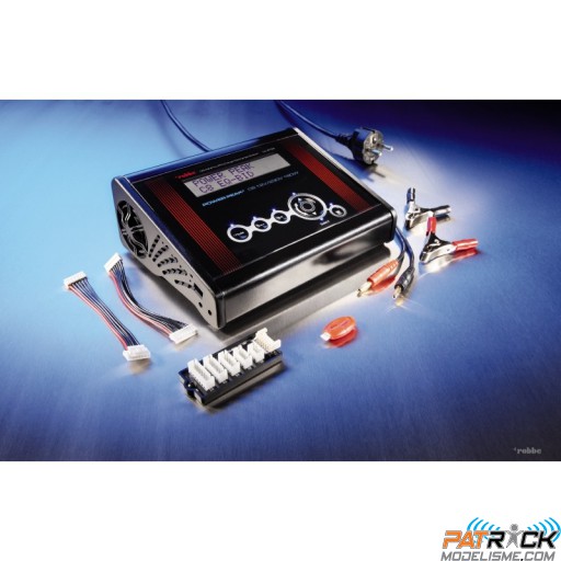 Chargeur Robbe POWER PEAK C8 EQ-BID 12V/230V 180W