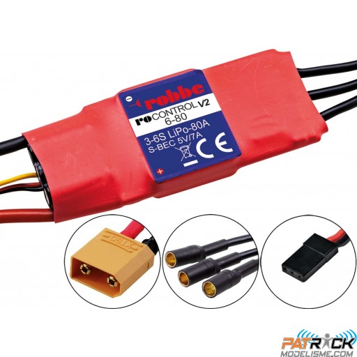 Contrôleur Robbe Ro-control 6-80 V2 3-6s 80amp