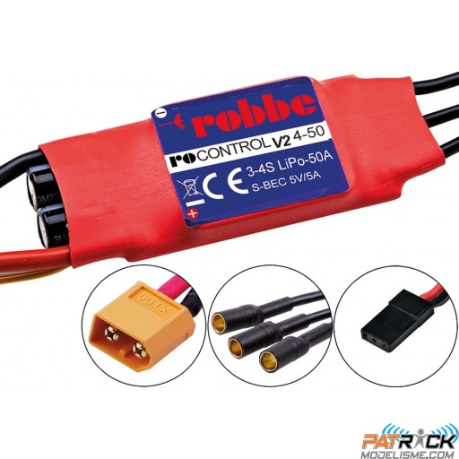 Contrôleur Robbe Ro-control 4-50 V2 3-4s 50amp