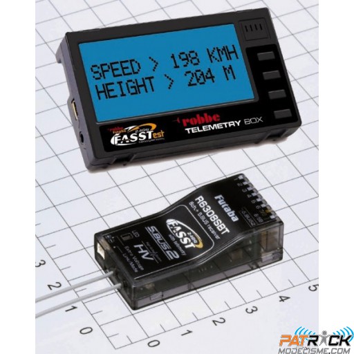 Robbe-Futaba Set Telemetry-Box 2,4 GHz FASSTest + RX R6308SBT