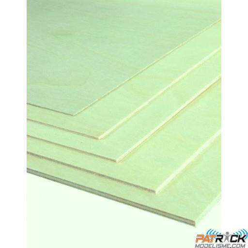 Planche contreplaqué Bouleau Multipli - 300x500mm 40/10e