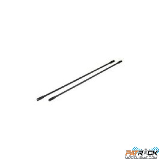 Renfort/fixation de tube de queue noire D8 X 400mm 2 pièce(s)