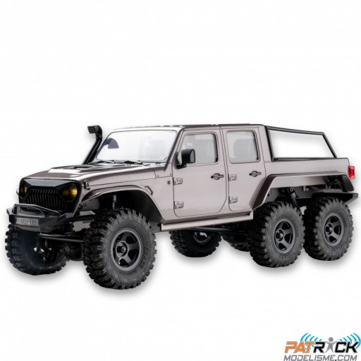 RocHobby Cheyenne 6x6 scaler 1/18e Gris - Prêt à rouler