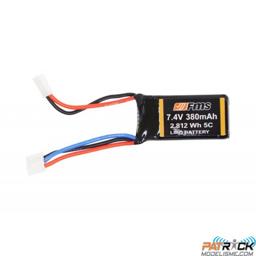 Batterie LiPo 2S 380mAh pour Land Cruiser 80 1/18 et 1941 Willys MB 1/12-Fms Jimny