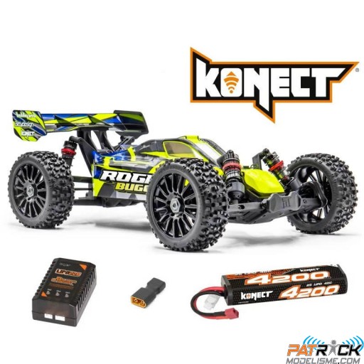 Hobbytech ROGUE Buggy 1/8ème Brushless Jaune-PACK RTR
